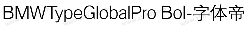 BMWTypeGlobalPro Bol字体转换